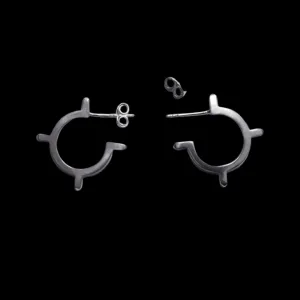 Small Celestial Hoop Earrings