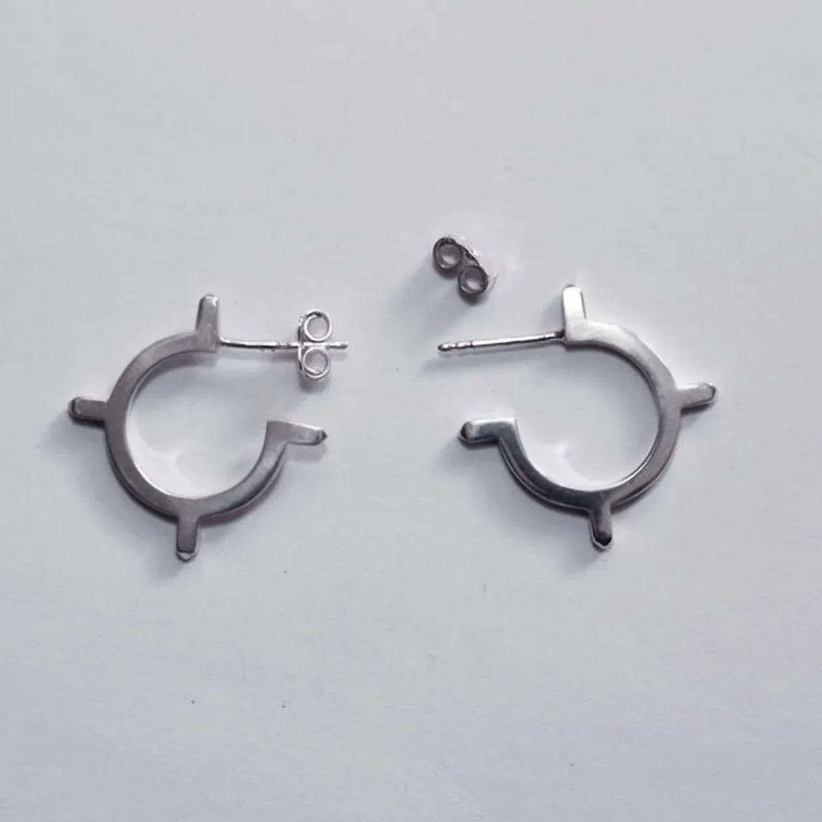 Small Celestial Hoop Earrings