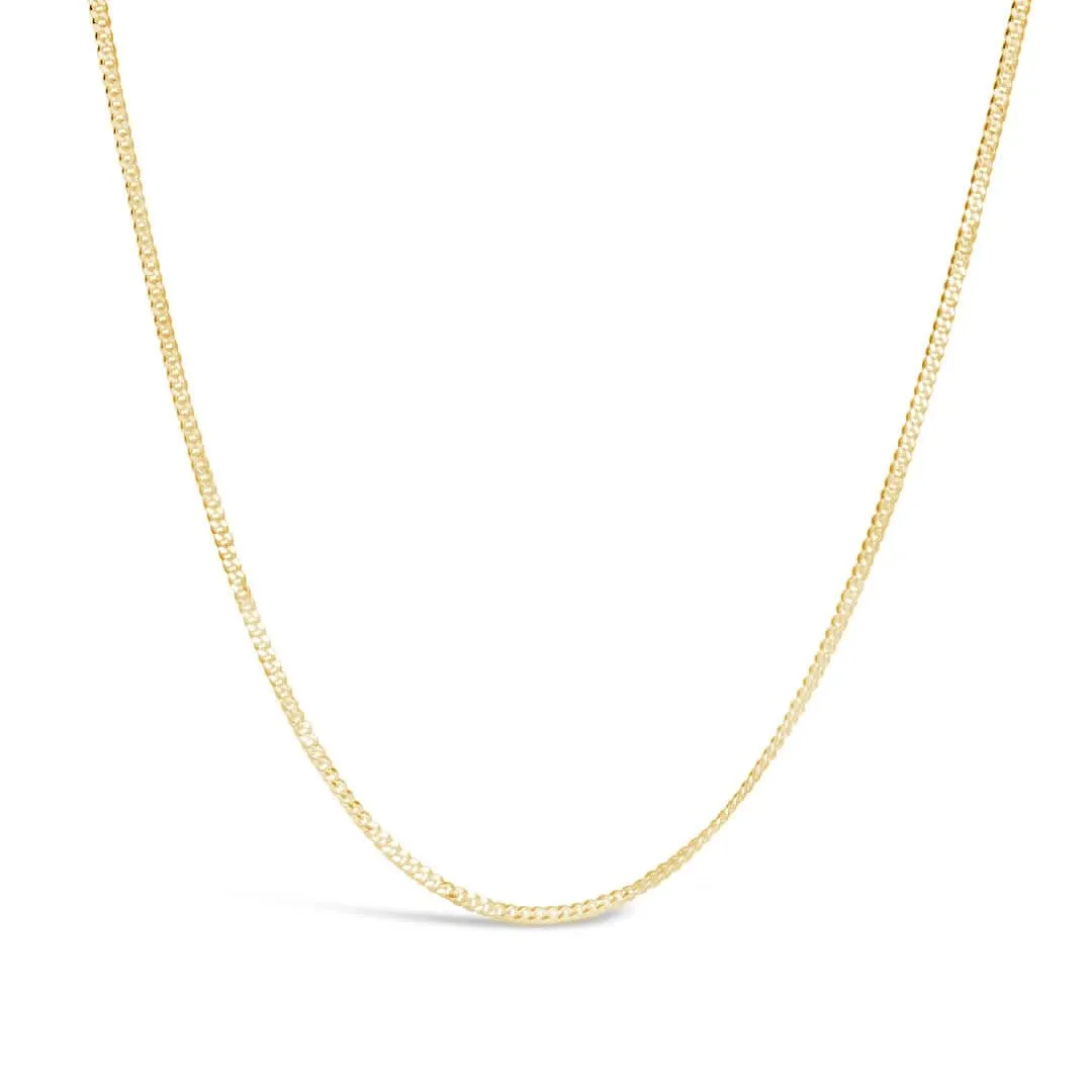 Solid Gold Curb Chain