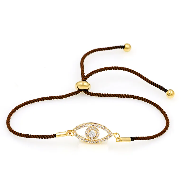 Sparkling Eye Cord Bracelet