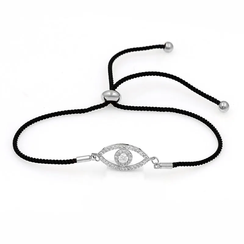 Sparkling Eye Cord Bracelet