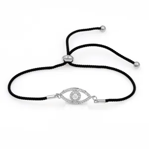 Sparkling Eye Cord Bracelet