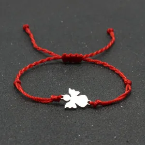 Stainless Steel Little Angel Bracelet Hand Woven Simple Adjustable