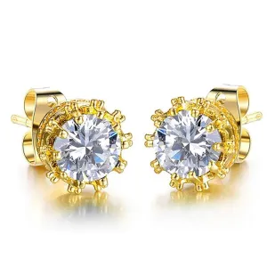 Sun Brilliance Studs Earrings