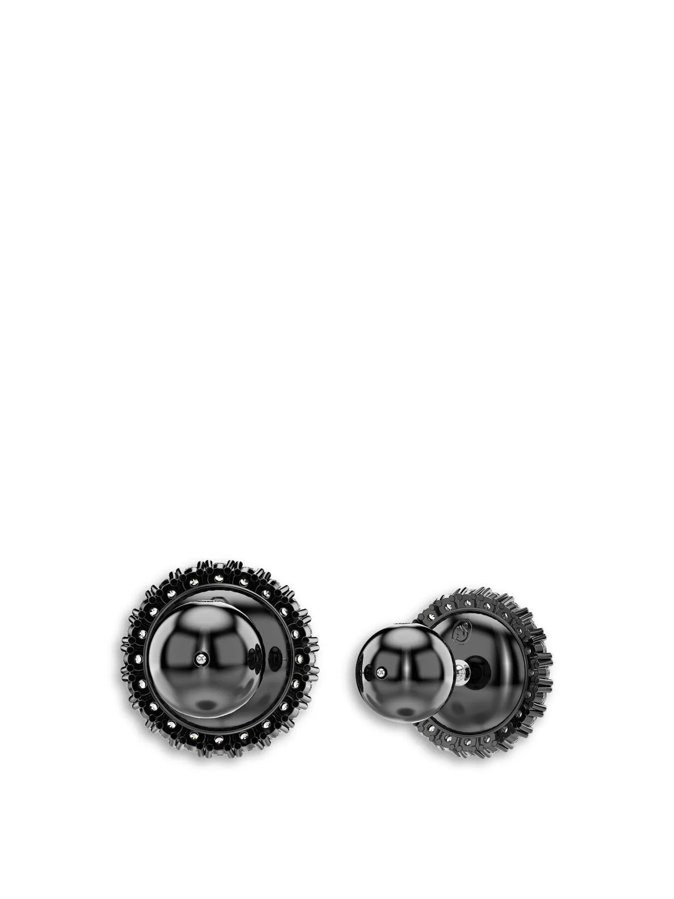 Swarovski Swan Stud Earrings