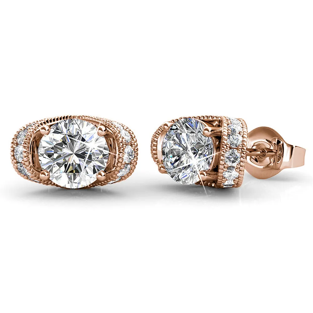 Tiara Earrings Embellished With SWAROVSKI® Crystals