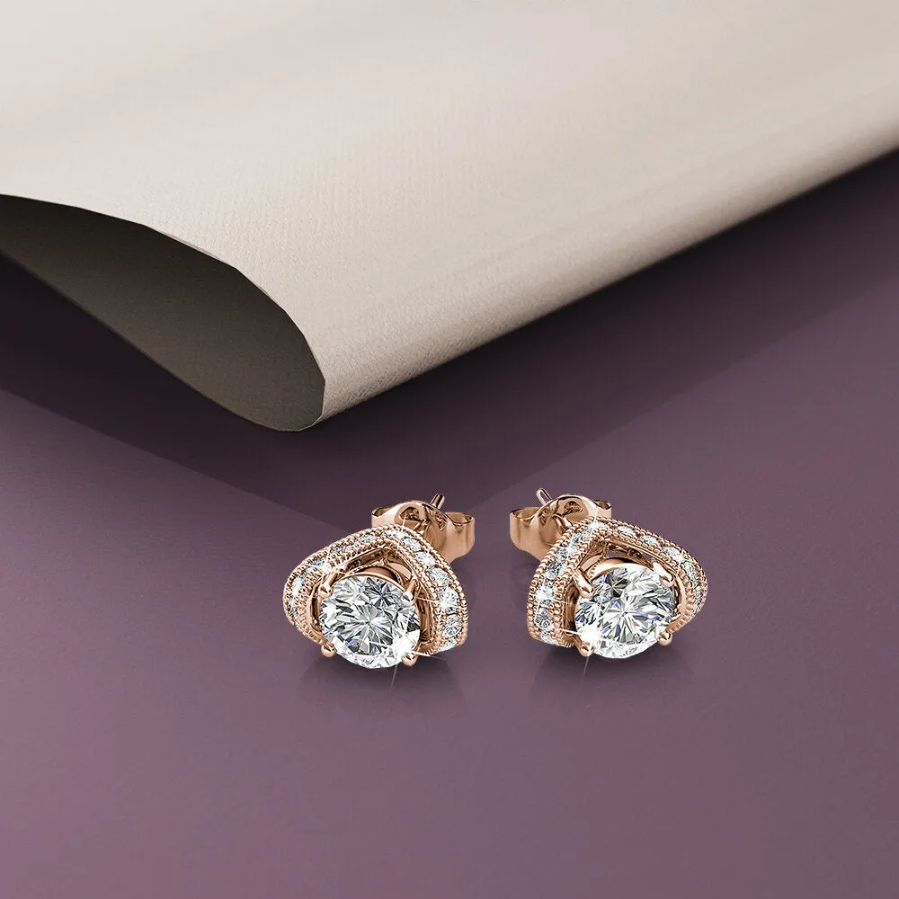 Tiara Earrings Embellished With SWAROVSKI® Crystals