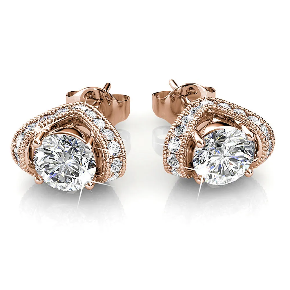 Tiara Earrings Embellished With SWAROVSKI® Crystals