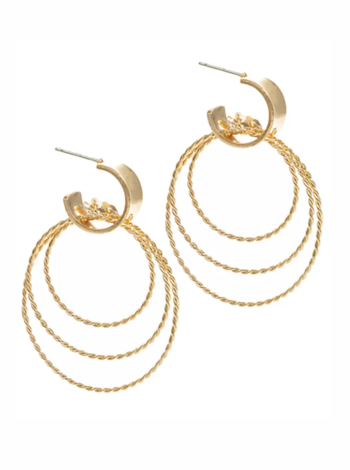 Triple Threat Earrings