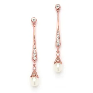 Trixie Bridal Pearl Earrings