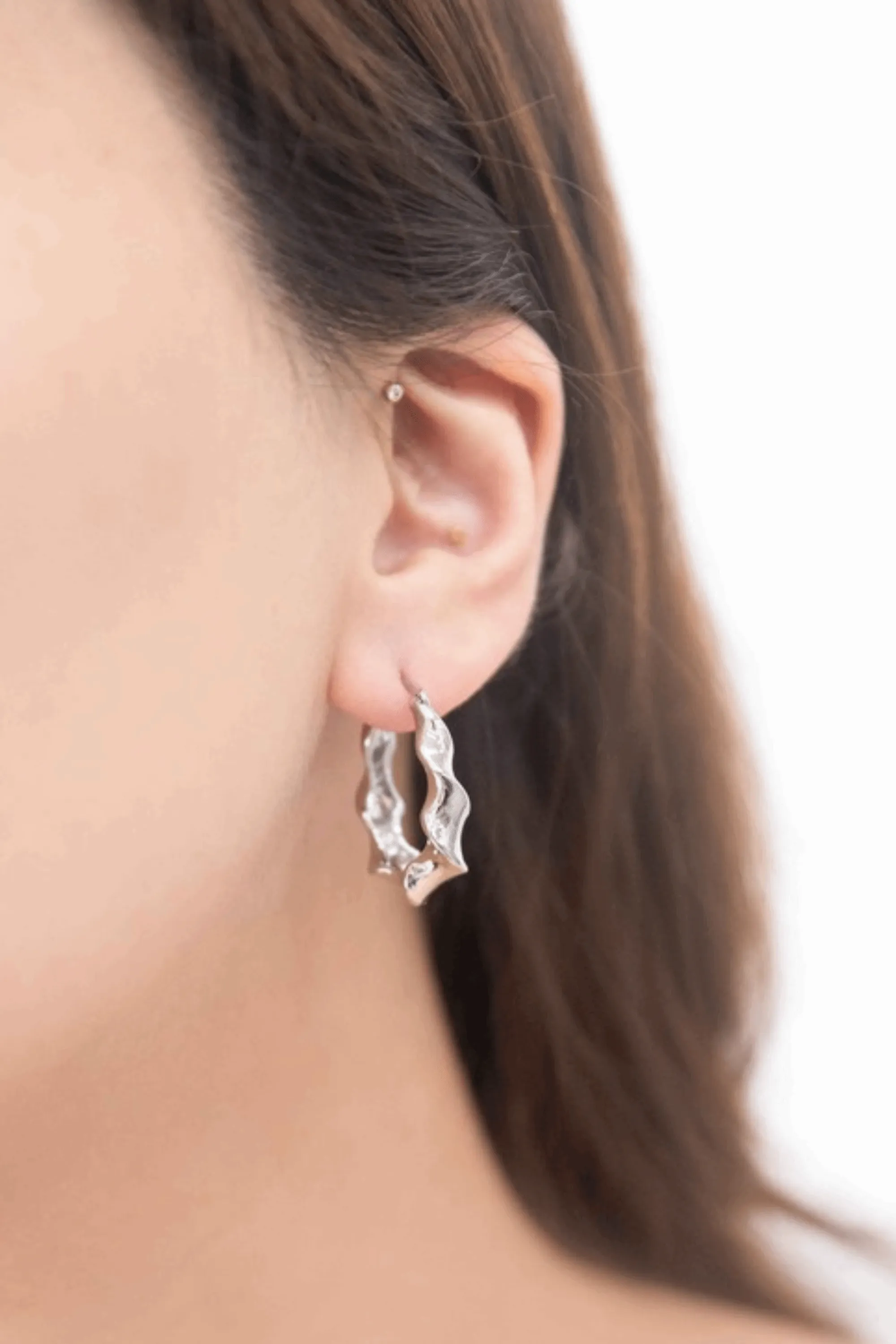 Twisted Hoop Earrings