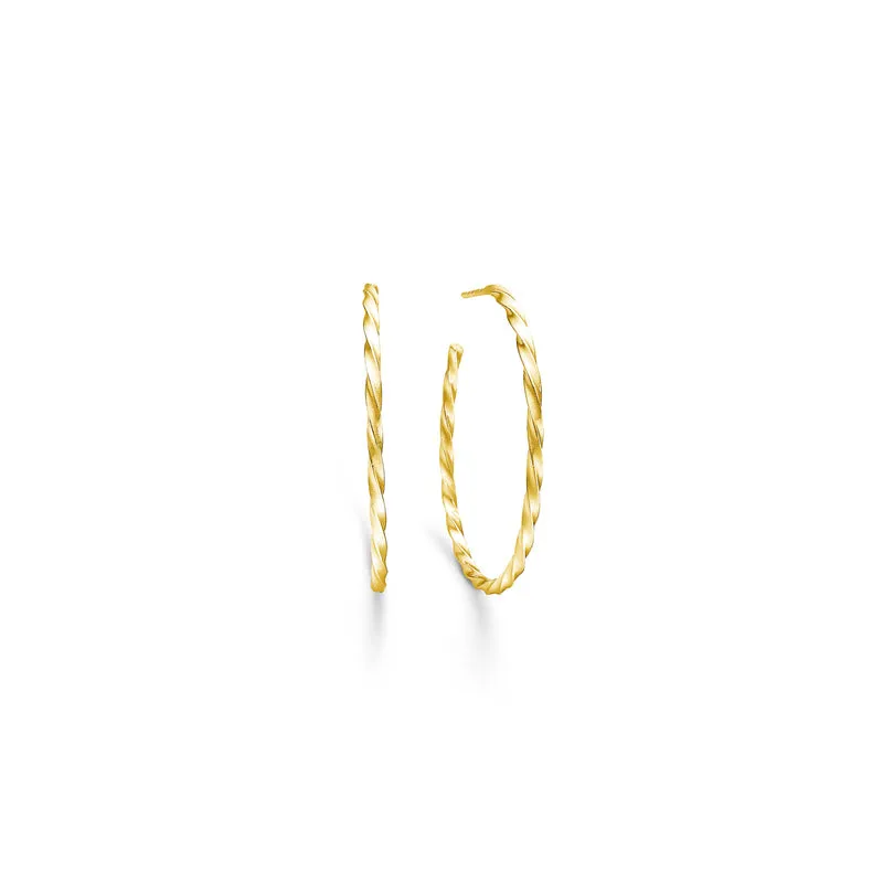 Unicorn Large Hoops - Gold