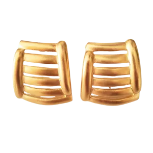 Versatile Gold 90s Post Earrings