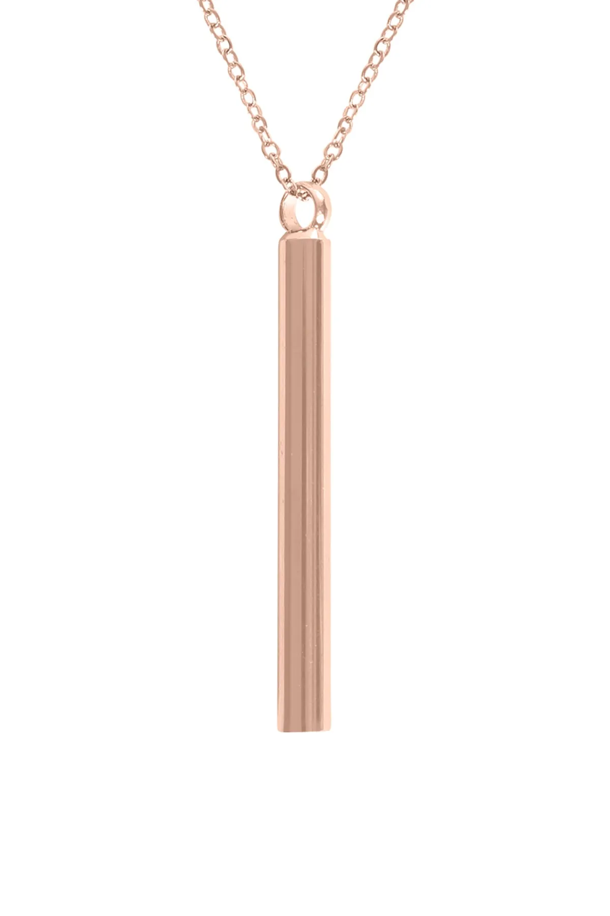 VERTICAL BAR PENDANT NECKLACE