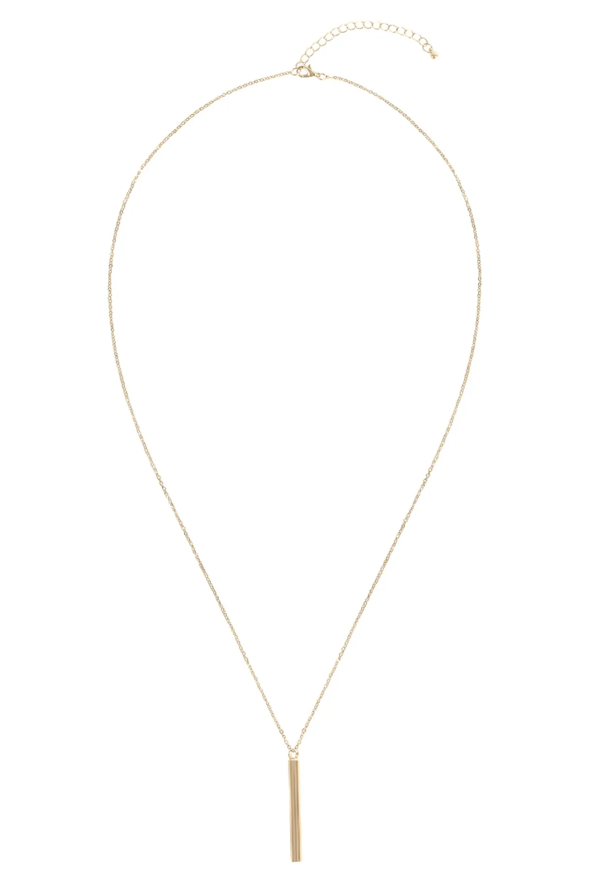 VERTICAL BAR PENDANT NECKLACE