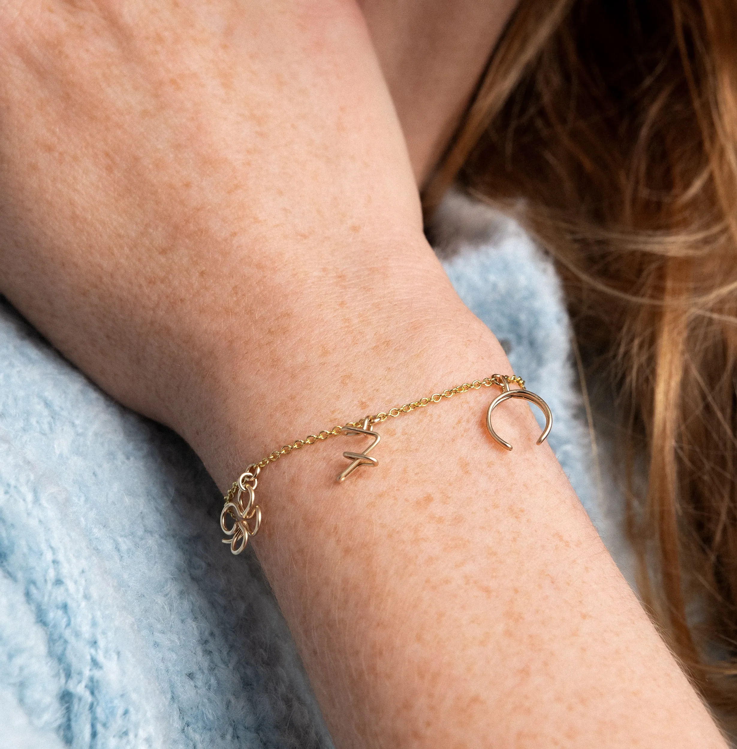 Wish Me Luck Charms Bracelet
