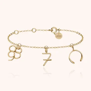 Wish Me Luck Charms Bracelet