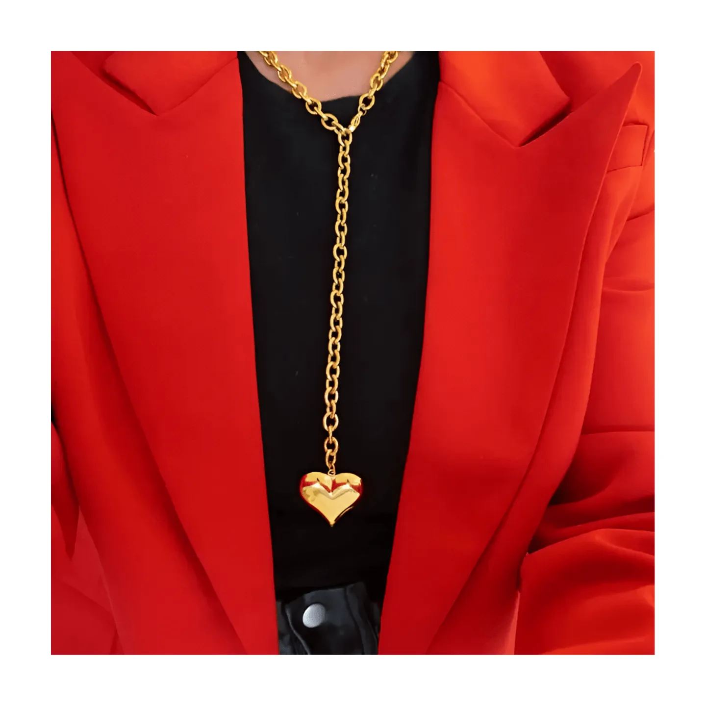 Wrap Around XL Heart Necklace