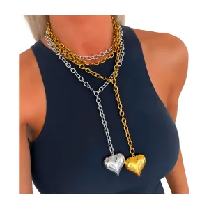 Wrap Around XL Heart Necklace